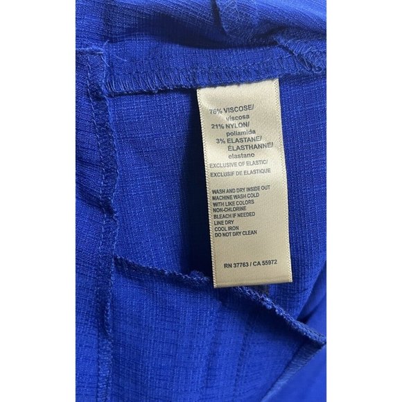 Rafaella Women Comfort Fit Pull On Dress Pants  Size 22W Color Blue - Picture 11 of 14